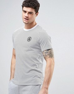 Белая футболка в горошек Converse 10003654-A01 - Белый