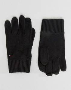 Перчатки с добавлением кашемира Tommy Hilfiger - Черный