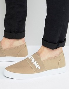 Парусиновые кеды с ремешком Ellesse - Stone