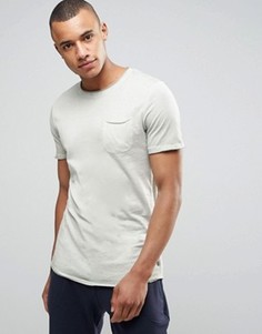 Длинная футболка с карманом Jack &amp; Jones Vintage - Зеленый