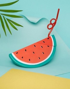 Кружка с соломинкой в виде арбуза Sunnylife - Мульти