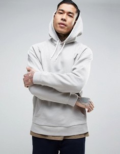 Серое свободное худи ASOS - Серый