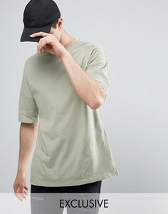 Футболка мятного цвета с заниженной линией плеч Mennace - Зеленый