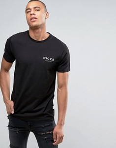 Черная футболка с логотипом на груди Nicce London - Черный