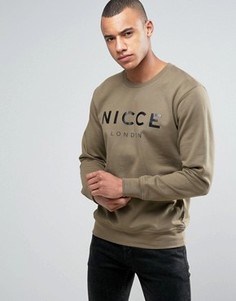 Зеленый свитшот Nicce London - Зеленый