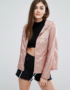 Куртка-дождевик на молнии New Look - Розовый