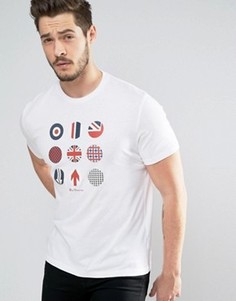 Футболка с графическим принтом Ben Sherman - Белый