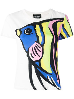 футболка с принтом рыбы Boutique Moschino