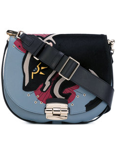 badger panel saddle bag  Furla