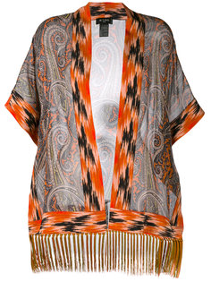 fringed kimono top Etro