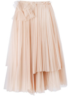 pleated layered skirt Rochas