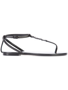 сандалии Monogram Saint Laurent