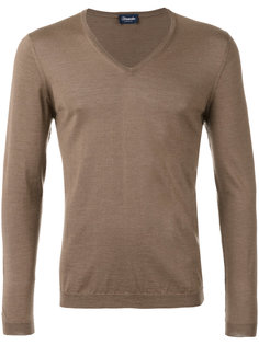 v-neck jumper Drumohr