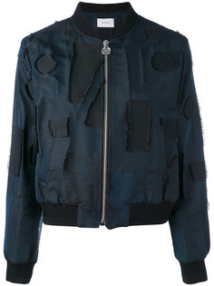 distressed bomber jacket Carven