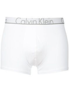 трусы-боксеры с логотипом на поясе  Calvin Klein