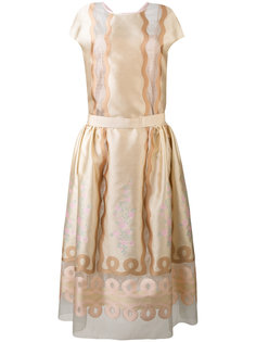 платье с панельным дизайном Fendi
