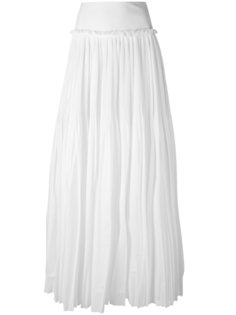 плиссированная юбка в пол Alberta Ferretti