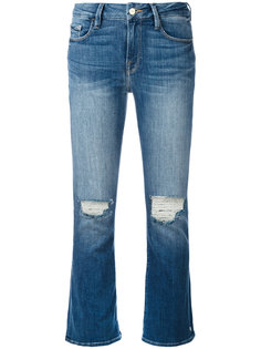 cropped flared denim jeans Frame Denim