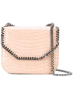 сумка Falabella Box с крокодиловым эффектом Stella McCartney