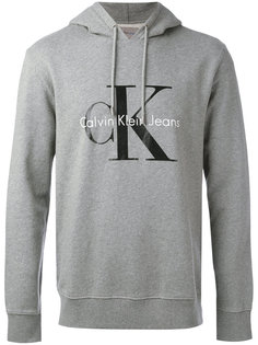 толстовка с капюшоном и логотипом Calvin Klein