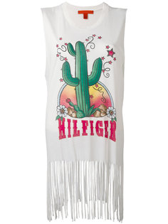 футболка без рукавов с принтом кактуса Hilfiger Collection