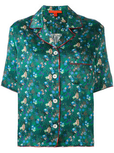 рубашка с короткими рукавами с цветочным принтом Hilfiger Collection