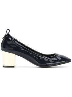 туфли на контрастном каблуке Lanvin