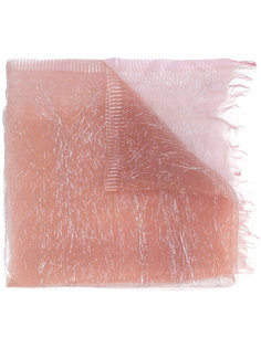 metallic thread scarf Faliero Sarti