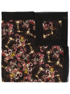 kaleidoscope floral scarf Dior Homme