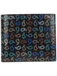 multicolour teardrop textured billfold wallet Ps By Paul Smith