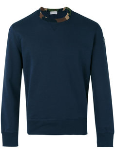 camouflage trim sweatshirt Moncler