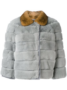 horizontal panelled coat Red Valentino