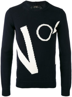 brand motif jumper Nº21