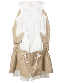 sleeveless trench dress Sacai