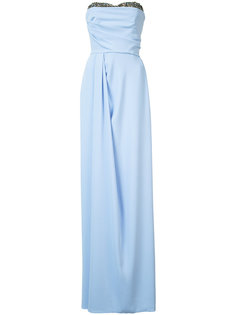 fitted maxi dress Marchesa Notte