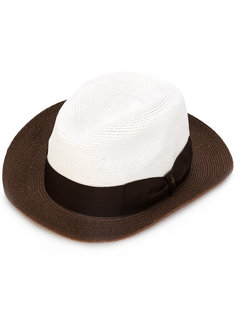 two-tone hat Borsalino