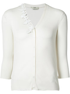 embroidered cardigan Fendi
