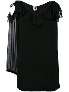 cut-out ruffle blouse  IM Isola Marras