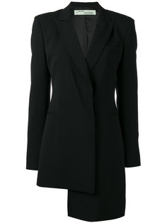 longline split hem blazer Off-White