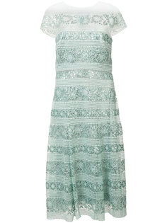 sequinned lace dress Tadashi Shoji