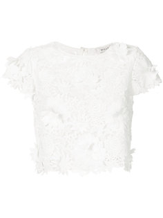 cropped floral top Milly