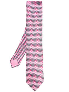 patterned tie Brioni