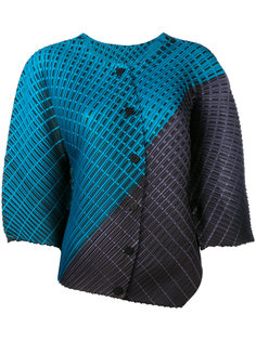плиссированная асимметричная блузка Pleats Please By Issey Miyake