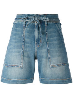 tie-waist shorts Current/Elliott