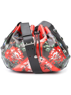 сумка-мешок с цветочным узором Alexander McQueen