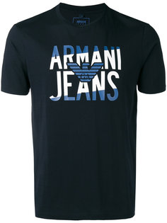 футболка с принтом логотипа Armani Jeans