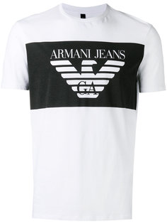 футболка с принтом логотипа Armani Jeans