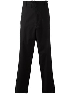 брюки с завязками на поясе Yohji Yamamoto