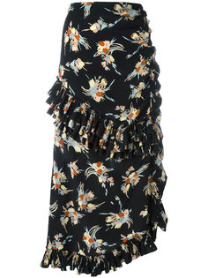 юбка с цветочным узором Marni
