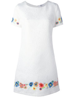 floral embroidered jacquard dress Blugirl